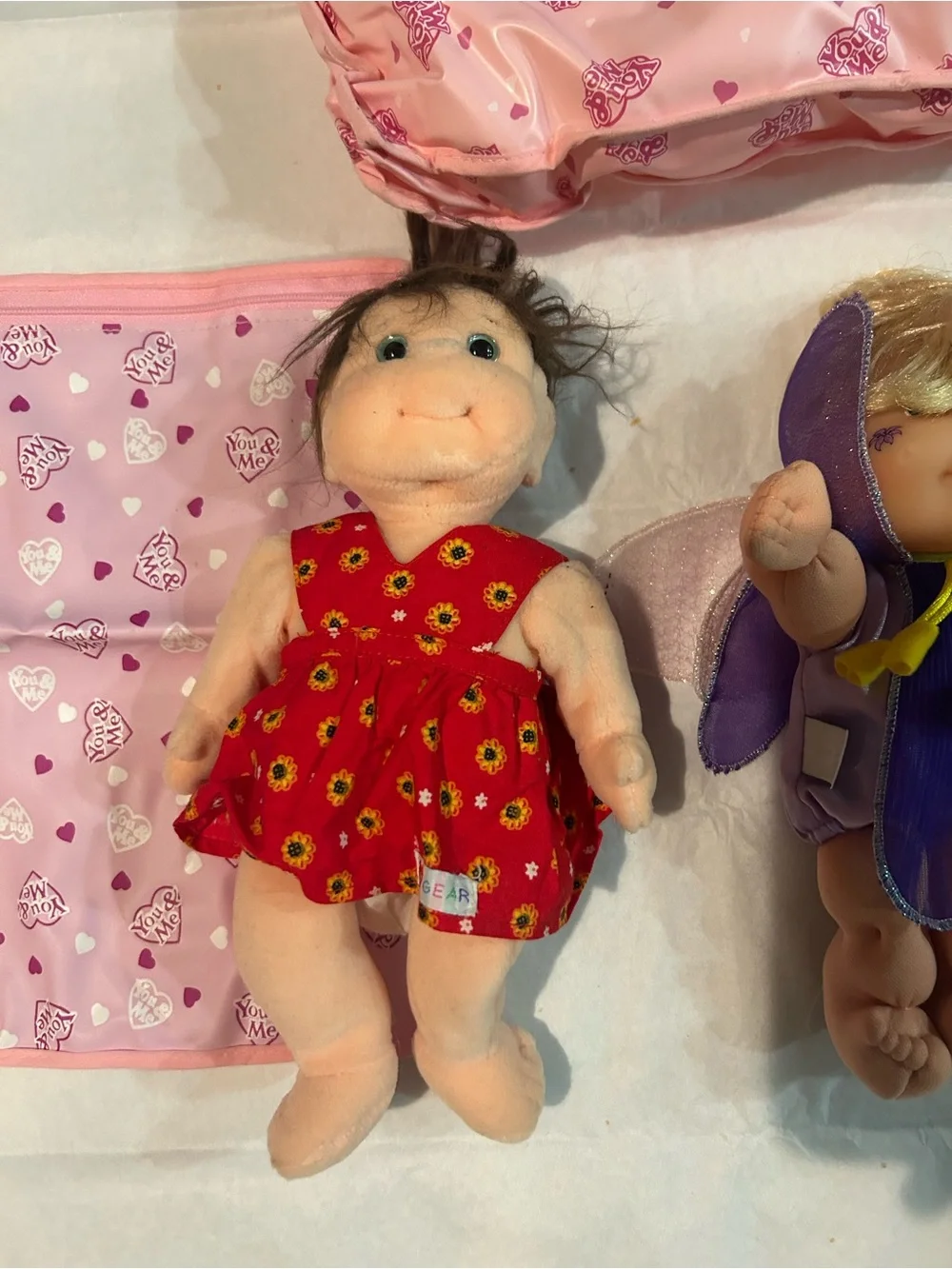 Vintage 90is Cabbage Patch Kids 9-inc baby dolls